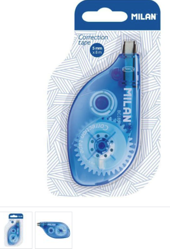 Blíster cinta correctora 5 mm x 8 m
