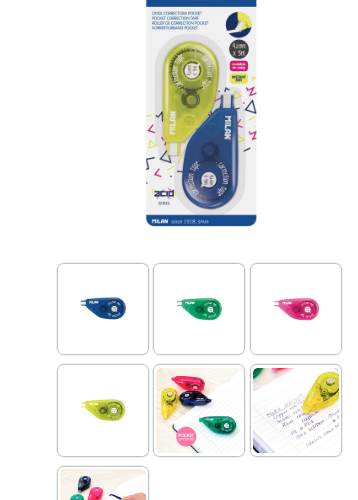 BLISTER 2 CINTAS CORRECTORAS POCKET 4,2 MM X 5 M, SERIE ACID