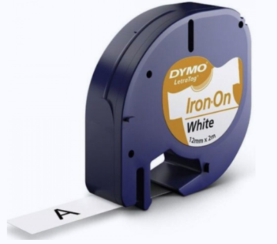 CINTA DYMO LETRATAG PARA ROPA 12MMX2M