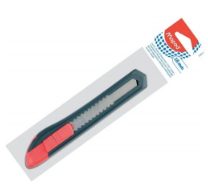 CUTTER PLASTICO 18MM CON BLOQUEO STAR MAPED